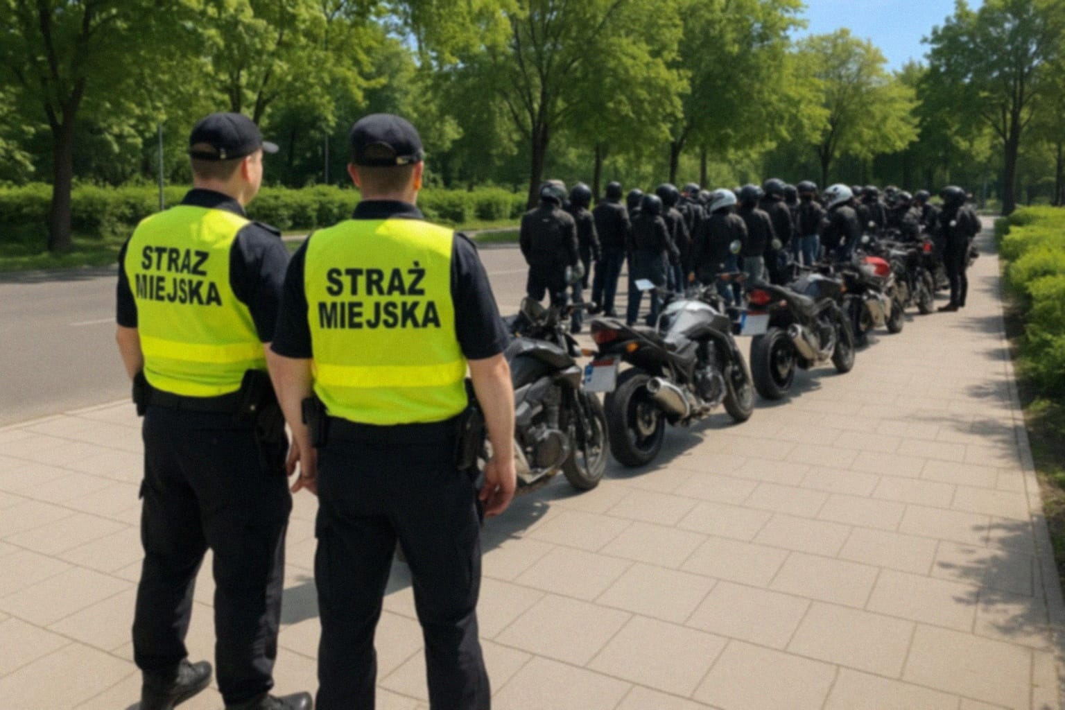 Interwencja Straży Miejskiej w sprawie pożaru na ulicy Towarowej